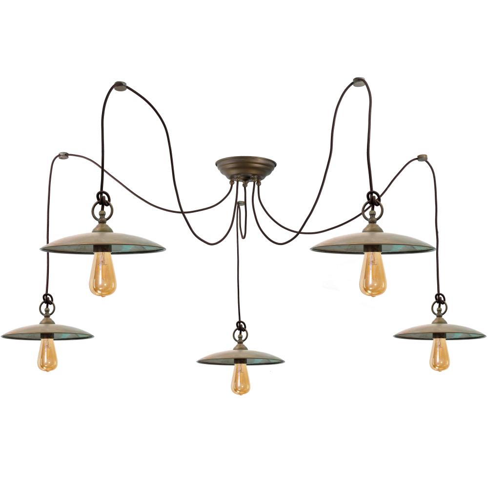 vintage dlhovy lampa rustikalny antikovany mosadz stropne osvetlenie lampa luster mnoho ziarovky zaveseny lampy pivnica bistro restauracia moretti luce 1628.ar. mediteransky coutntry balaton lampy.jpg